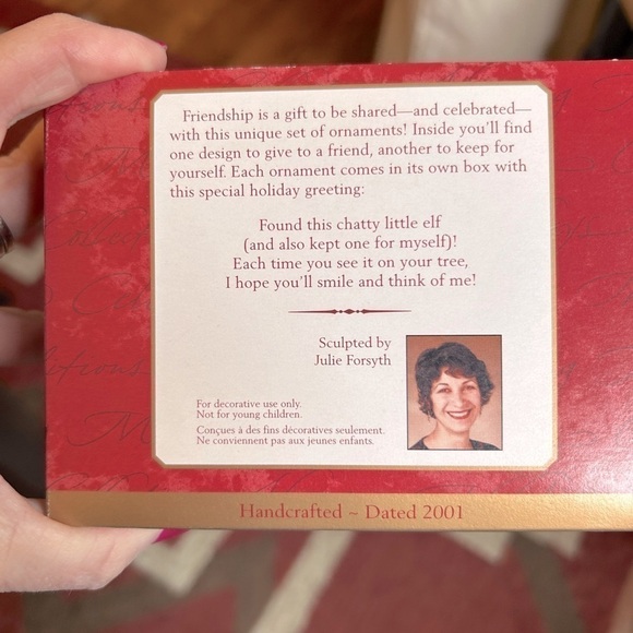 Hallmark Keepsake Friendly Elves 2001 - Picture 3 of 3